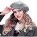 ZAGHNRENJ Wool Beret Hat Solid Color Soft Beret Beanie Cap Hat Classic Fashion Artist Beret Hat Gift for Women Girl Lady ABO-919