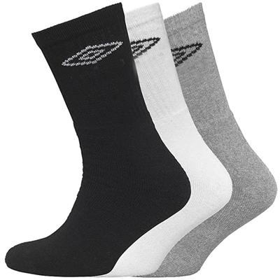 Umbro 3er-Pack mehrfarbige Herren-Schuhfuttersocken Image
