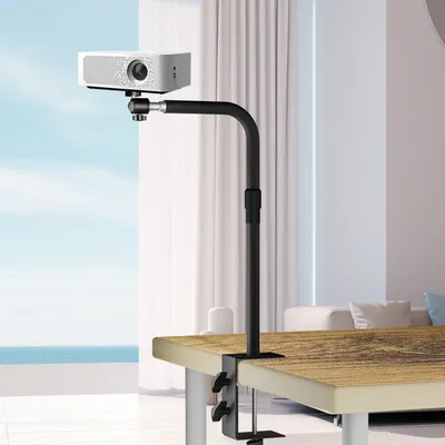 SH L-Shaped Projector Bracket With Pan/Tilt Suitable Bedside Sofa Without Drilling Suitable For