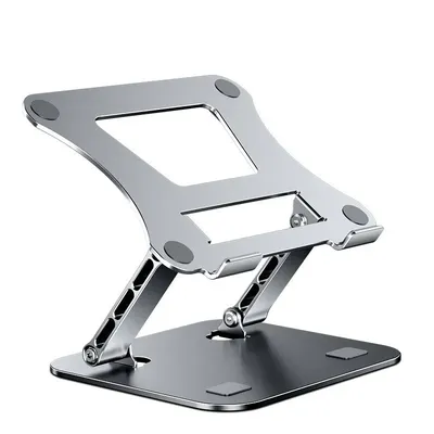 Laptop Stand Adjustable Aluminum Alloy Notebook Tablet Stand Up to 17 Inch Laptop Portable Fold