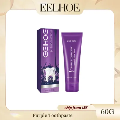 Eelhoe Purple Toothpaste Removes Bacteria From The Mouth To Solve Bad Breath Deep Clean Bad Breath