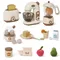 Robotime Robud Kids Toy Kitchen Set Wooden Play Kitchen Appliances with Toaster Mixer Blender