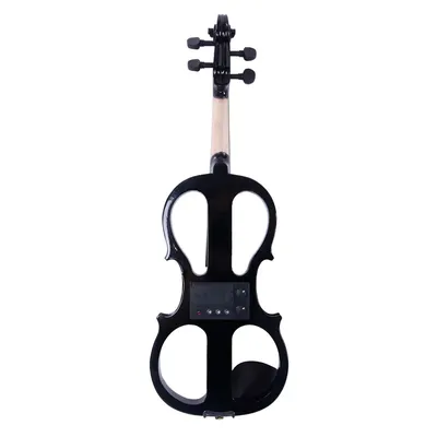 Electric Silent Violin Case Bow Rosin Headphone Connecting Line V-0