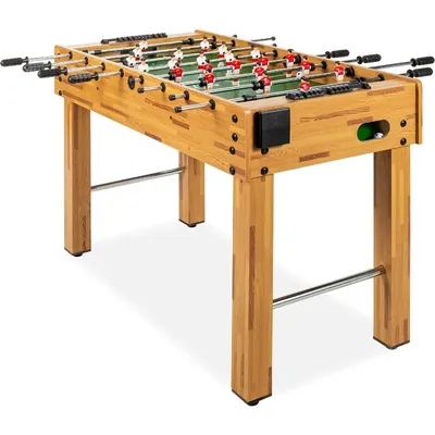 Best Choice Products 48in Competition Sized Foosball Table for Home, Game Room w/ 2 Balls, 2 Cup