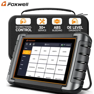 FOXWELL NT809 OBD2 Automotive Scanner Bi-directional Test EPB DPF 30+ Reset All System Car