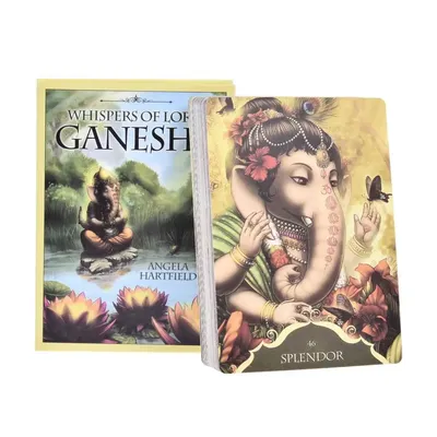 New Tarot Cards Whispers Of Lord Ganesha Oracle Tarot Table Game English Divination Tarot ​Family