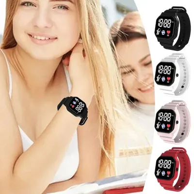 Smart Kids Watch Children Watch Comfortable Sports Waterproof LED Watches Silicone For Children