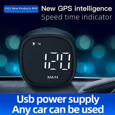 LONLINK Car GPS HUD M30 Head Up Display Digital Speedometer On Board Computer GPS Compass LCD