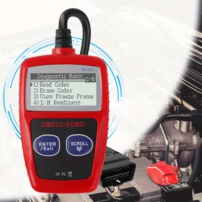 MS309 Car Scanner Professional Engine Fault Code Reader 24-inch Screen Diagnostic Scanning Tool