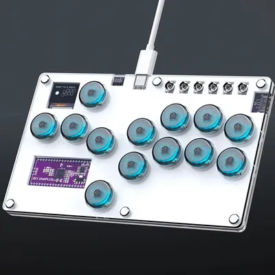 Hitbox Controller Joystick Arcade Stick Controller For PS4/PS3//Switch/Steam Mini Hitbox Arcade