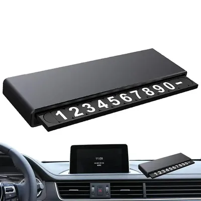 Temporary Car Parking Card Creative Precision-Crafted Phone Number Card Parking Gadgets Parking