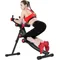 Core & Abdominal Trainers AB Workout Machine Home Gym Strength Training Ab Cruncher Foldable Fitness