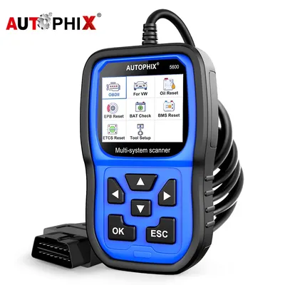 Autophix 5600 OBD2 Automotive Scanner Professional Full System Code Reader Airbag ABS EPB Oil Reset