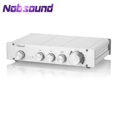 Nobsound HiFi 3-way Class A Digital Stereo Preamplifier 2.0 Channel Home Audio Preamp