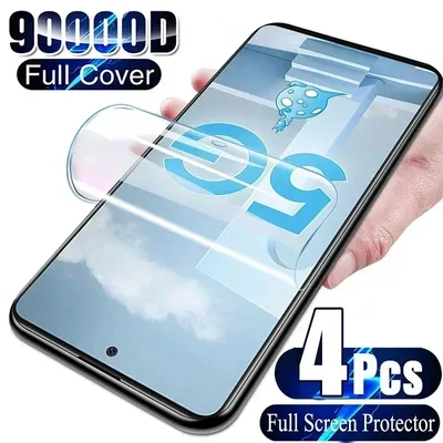 4Pcs Hydrogel Film Screen Protector For Samsung Galaxy S22 S23 S21 S20 Ultra Plus For Samsung Galaxy