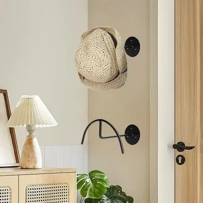 Metal Wall Hat Rack Multifunctional Helmets Rack Metal Hat Hanger For Wall Display Helmets Holder