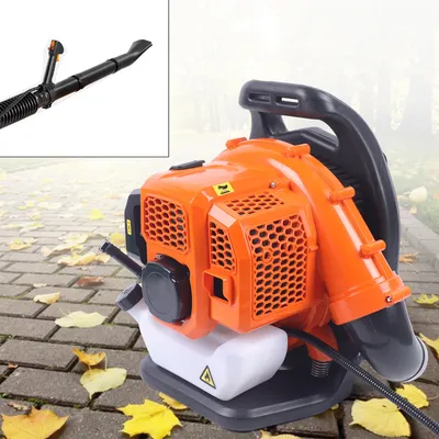 Commercial Gas Leaf 2-Stroke Backpack Blower, Gas-powered, Air-cooled, Blowing Hine, 42.7CC