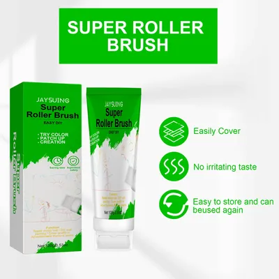 Wall Stains Cleaning Repair Agent Small Wall Paint Roller Brush Paste Set Tool Suitable for