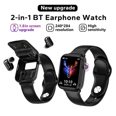 X8S headset smart watch two-in-one X5 upgrade version ultra-thin 1.69 full-touch large screen IP67