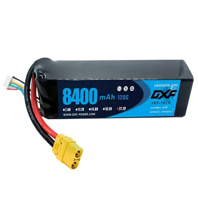 Batteries Lipo 7.4V 7.6V 11.4V 22.8V 11.1V 15.2V 14.8V 22.2V 2S 3S 4S 6S 5200Mah 6300Mah 6500mAh