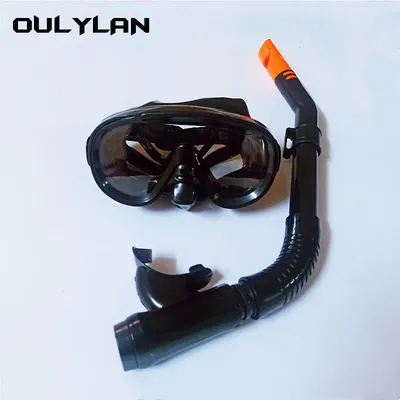 Oulylan Diving Goggles Swimming Tube Set Scuba Snorkel Diving Mask Snorkeling Goggles Swimming Water