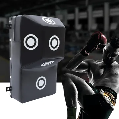 Wall Mount Uppercut Heavy Bag Square Boxing MMA Training Punching Target EVA PU