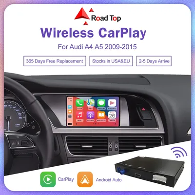 Wireless Carplay for Audi A4 B8 A5 Q5 2009-2015, Support Apple Carplay Android Auto AirPlay