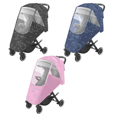 Universal Stroller PVC Rain Cover Waterproof Wind Dust Shield Baby Pushchair Pram Newborn Trolley