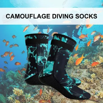 Neoprene Diving Socks Thermal Anti-Slip Scuba Socks Water Booties For Swimming Water Sports Gym Yoga