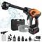 1080 PSI 20000mAh Cordless Car Washer Spray Water Gun 1 Battery Washing Cleaning Machine