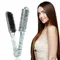 Professional Hair Straightener Bristle Straight Hair Double Brush V-shaped Comb Clip Not Hurt