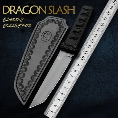 HUANGFU High quality fixed blades, outdoor straight knives, wilderness survival knives, men's