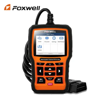 FOXWELL NT510 Elite OBD2 Scanner Full System Code Reader Active Test ECU Coding OBD OBD2 Car