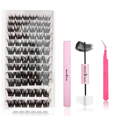 Individual False Eyelashes Grafted Lashes Individual Lightweight Reusable False Eyelashes for Beauty