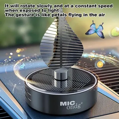 Auto Perfume Diffuser Car Air Fresheners Solar-Powered Eco-Friendly Scent Diffuser For Interior