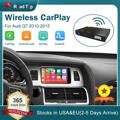 Wireless CarPlay Android Auto Interface for Audi Q7 2010-2015, with Mirror Link AirPlay Car Play