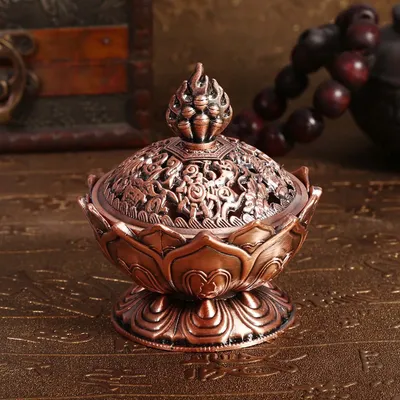 Incense Cone Holder Incense 2 Colors Vintage Backflow Smoke Incense Stick Cone Holder Home