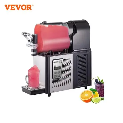 VEVOR Commercial Slushy Machine Single/Double Bowl Slush Drink Maker Stainless Steel Home Slush