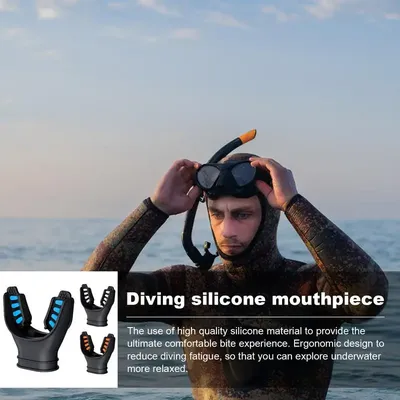 Silicone Snorkel Mouthpiece Ergonomic Snorkel Mouthpiece Dive Mouthpiece Practical Replacement