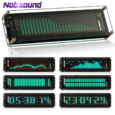 Nobsound AK2515 MIC Audio Spectrum Analyzer VFD Sound Level Meter VU Meter Screen Display Music