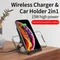 Magsafe Aluminum Alloy Mobile Phone Wireless Charger Desktop Stand 15W Fast Charging Multifunctional