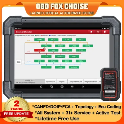 LAUNCH X431 PRO3 ACE Scan Tool for Online ECU Coding Topology Map CANFD DoIP SGW All System