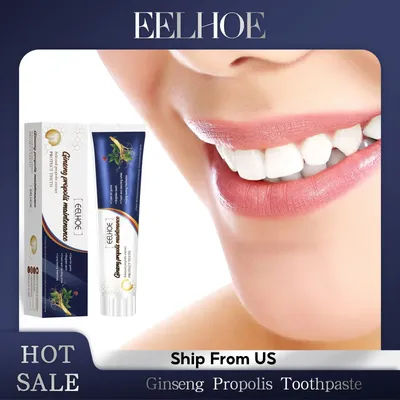 Ginseng Propolis Whitening Toothpaste Cleansing Yellow Tooth Tartar Stains Remove Oral Odor Hyun
