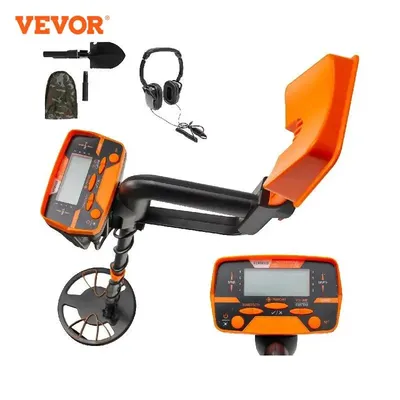 VEVOR Metal Detector Waterproof Disc Underwater Underground High Accuracy Sensitive LCD Display