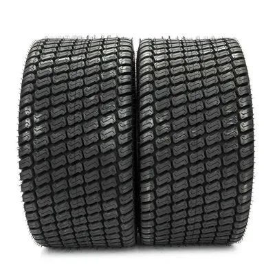 23x10.50-12 Lawnmower / Golf Cart Turf Tread 4 ply Tires Black two new warranty Durable and reliable