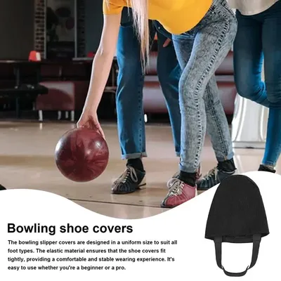 Bowling Shoe Covers Women Indoor Shoe Covers For Bowling Smooth Sliding Bowling Sliders Average