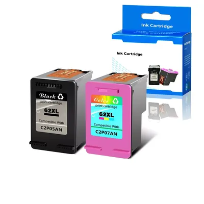 62 62XL Black/Tri-Color Ink Cartridge For HP Envy 5540 5545 5660 7640 7645 8000