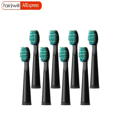 Fairywill Electric Toothbrushes Replacement Heads Electric Toothbrush heads Sets for FW-507 FW-508 FW-917 Head Toothbrush