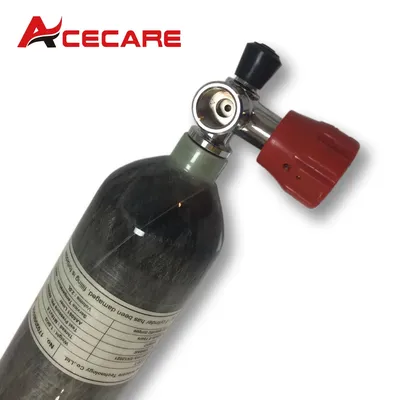 Acecare 4500Psi 300Bar 30Mpa 2L Carbon Fiber Cylinder HPA Air Tank Mini Scuba Diving Tank for