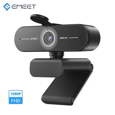 Webcam 1080P 60FPS Autofocus FULL HD Streaming Web Camera EMEET USB Computer Camera With Dual